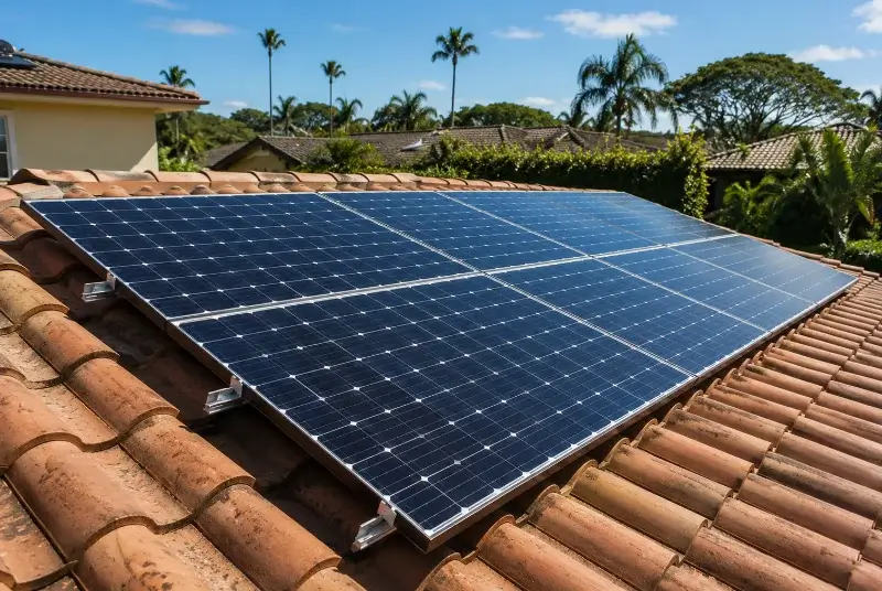 Installation de panneaux solaires à Mireval
