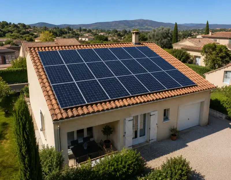 Prime à l'autoconsommation panneaux solaires Mireval — aide financière de l'État